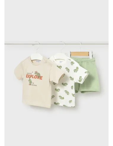 Conj. punto 3 piezas print - Matcha    