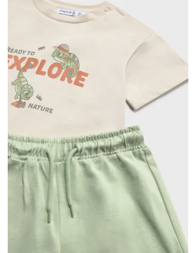 Conj. punto 3 piezas print - Matcha    