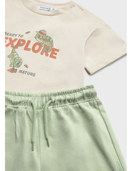 Conj. punto 3 piezas print - Matcha    