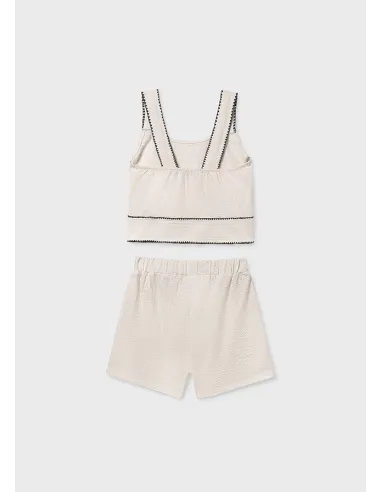 Conj. short puntada concha - Hueso     