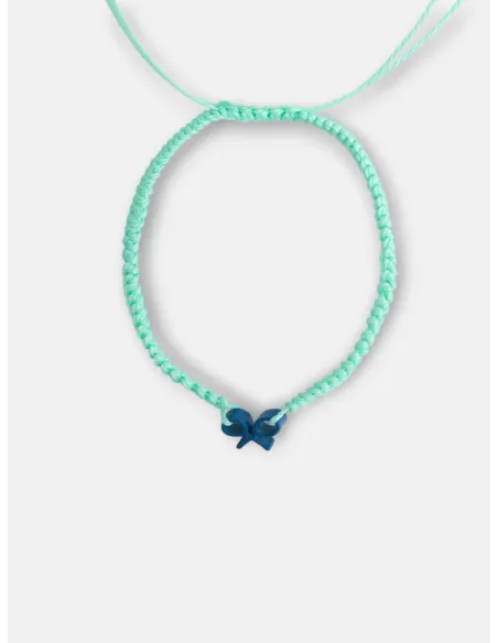 Pulsera kids raqueta silbon verde claro
