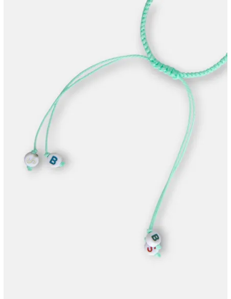 Pulsera kids raqueta silbon verde claro