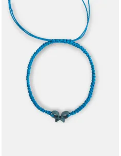 Pulsera kids raqueta silbon azul