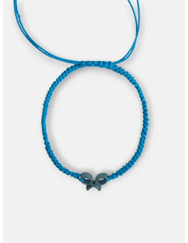 Pulsera kids raqueta silbon azul