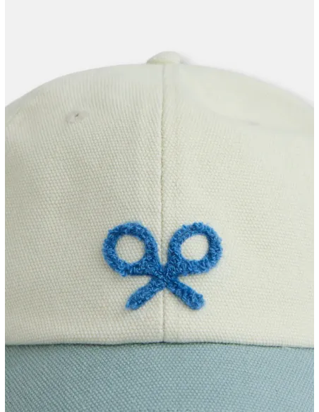 Gorra kids raqueta tricolor amarillo
