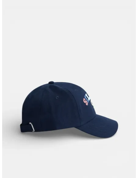 Gorra kids letras multicolor azul marino