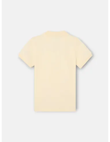 Polo kids liso logo rizo amarillo