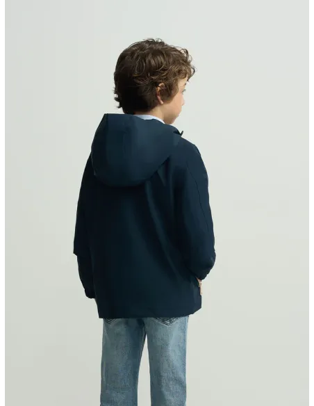 Cortavientos kids cremallera multicolor azul marino