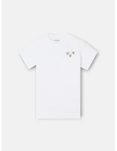 Camiseta kids happy blanco