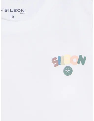 Camiseta kids happy blanco