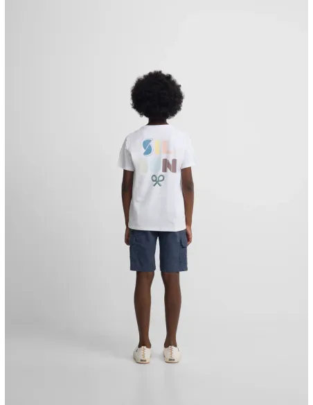 Camiseta kids SB style blanco
