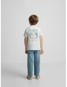 Camiseta kids Silbon club azul claro