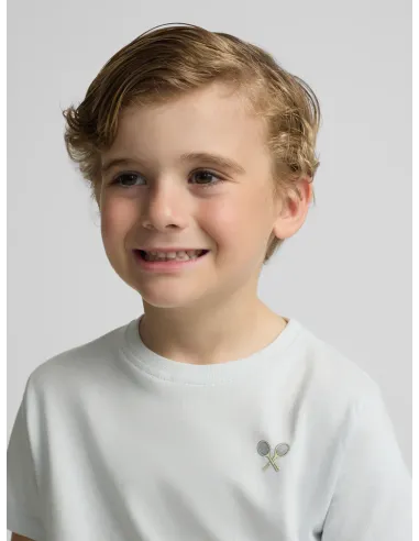 Camiseta kids Silbon club azul claro