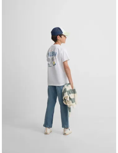 Camiseta kids summer sport blanco