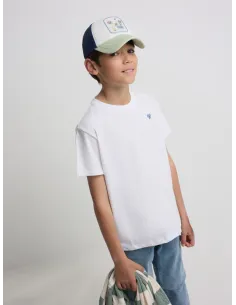 Camiseta kids summer sport blanco