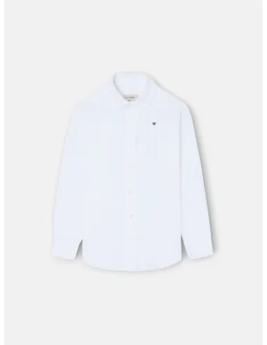 Camisa sport kids lino blanco