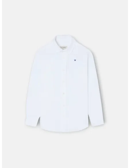 Camisa sport kids lino blanco