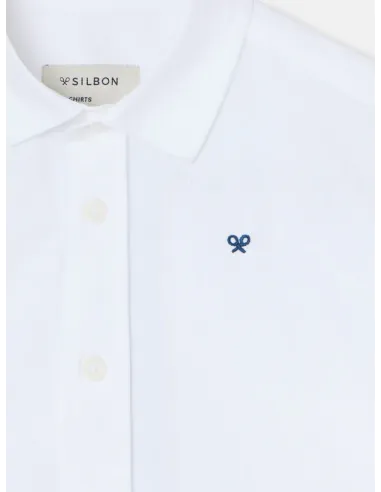 Camisa sport kids lino blanco