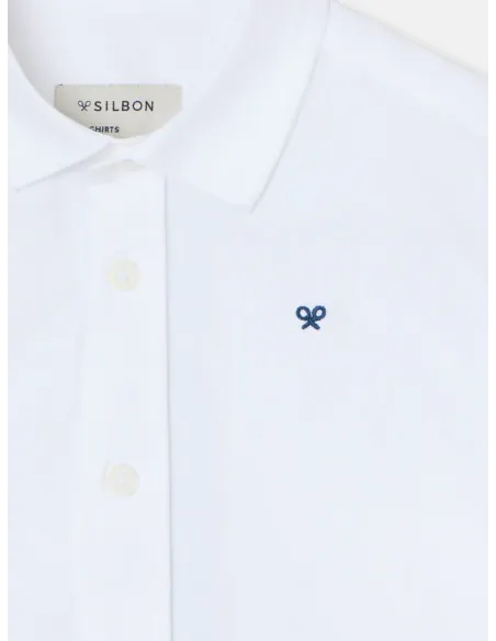 Camisa sport kids lino blanco