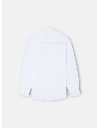 Camisa sport kids lino blanco