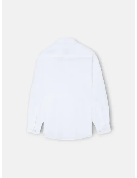 Camisa sport kids lino blanco