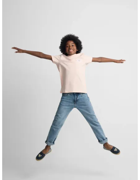 Camiseta kids raqueta etnica coral