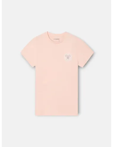 Camiseta kids raqueta etnica coral