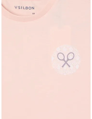 Camiseta kids raqueta etnica coral