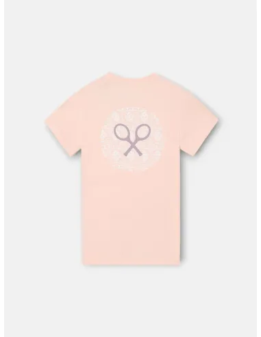 Camiseta kids raqueta etnica coral