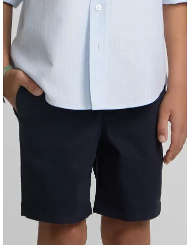Bermuda kids clasica azul marino