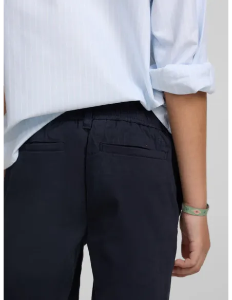 Bermuda kids clasica azul marino