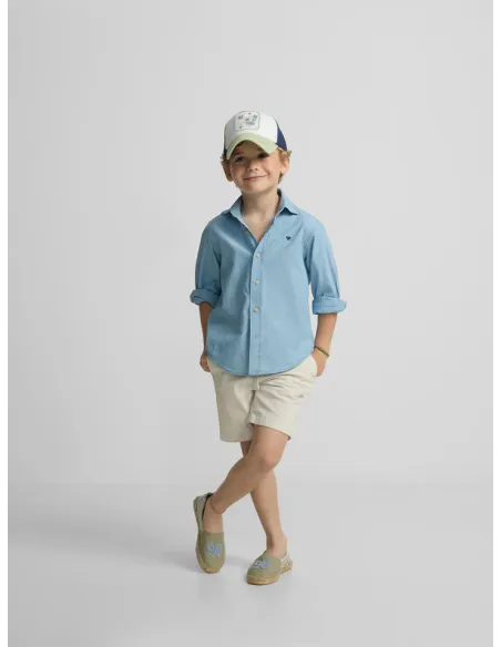 Bermuda kids clasica piedra