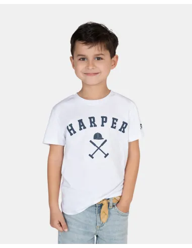 CAMISETA NEW ENGLAND KIDS WHITE