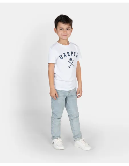 CAMISETA NEW ENGLAND KIDS WHITE