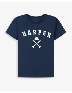 CAMISETA NEW ENGLAND KIDS NAVY BLUE