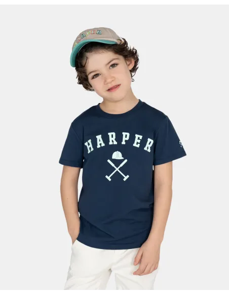 CAMISETA NEW ENGLAND KIDS NAVY BLUE