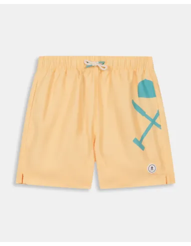 BAÑADOR LOGO HIT KIDS YELLOW GLOW