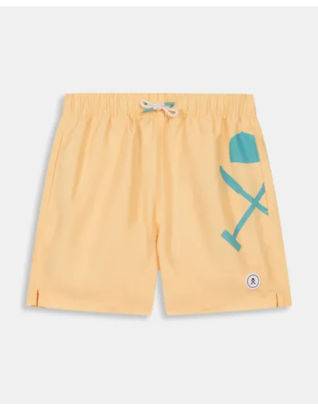 BAÑADOR LOGO HIT KIDS YELLOW GLOW