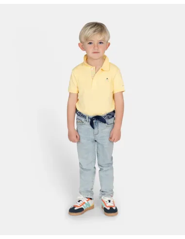 POLO DERIM KIDS YELLOW GLOW