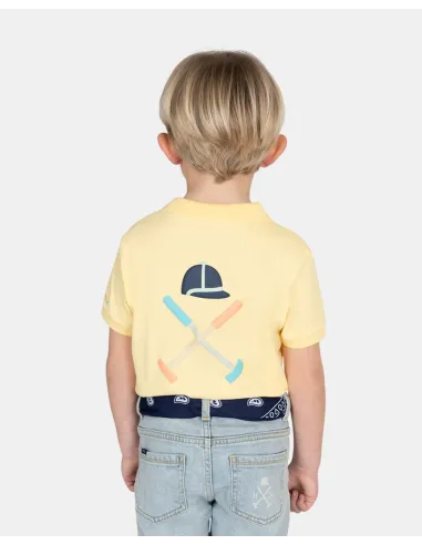 POLO DERIM KIDS YELLOW GLOW
