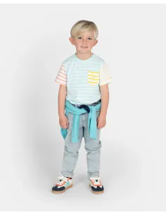 CAMISETA STRIPES KIDS MULTICOLOR
