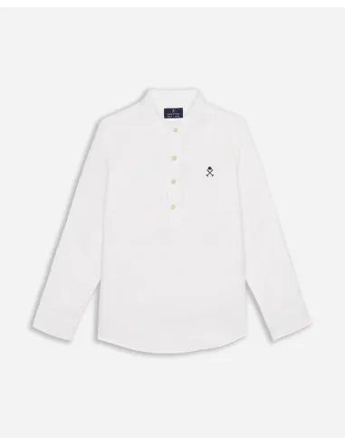 POLERA MAO LINEN KIDS WHITE MIST