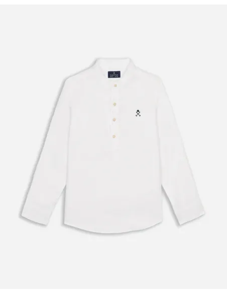 POLERA MAO LINEN KIDS WHITE MIST