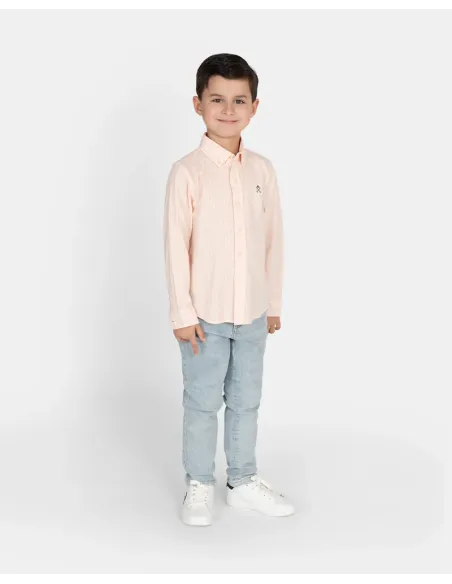 CAMISA MEDITERRANEO KIDS CORAL PEACH