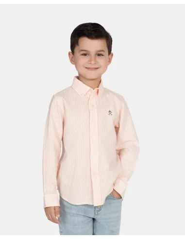 CAMISA MEDITERRANEO KIDS CORAL PEACH