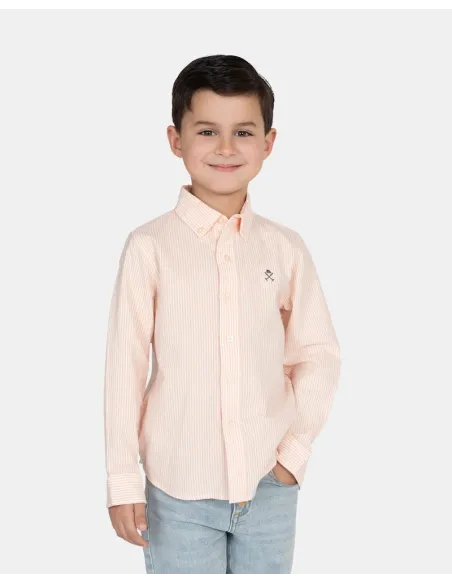 CAMISA MEDITERRANEO KIDS CORAL PEACH