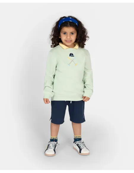 SUDADERA VERMONT KIDS GREEN HAZE