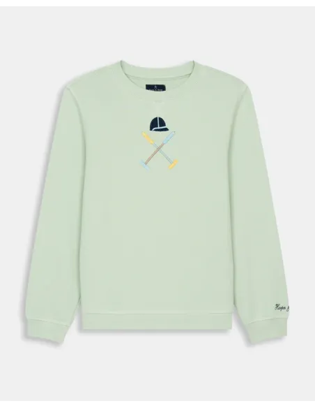 SUDADERA VERMONT KIDS GREEN HAZE