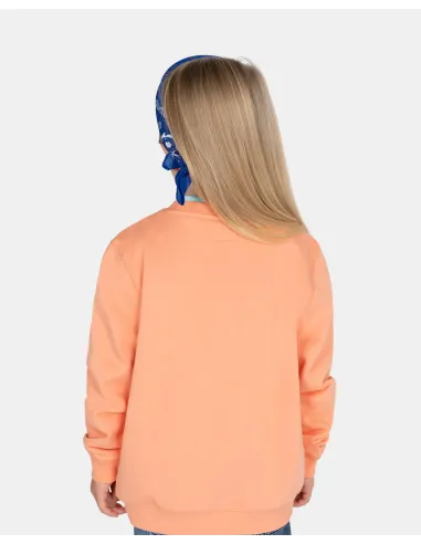 SUDADERA RETRO KIDS CORAL GLOW