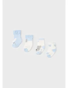 Set 4 calcetines - Cielo
